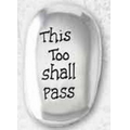 This Too Shall Pass Thumb Stone w/Card & Polybag